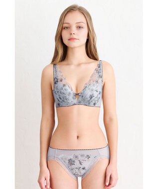 WACOAL ショーツ 【重力ケアブラ】 BXB194とペア はきこみ丈あさめ ナイロンベア天竺素材(バック) レディース PXB194 /ワコール チャコールグレー