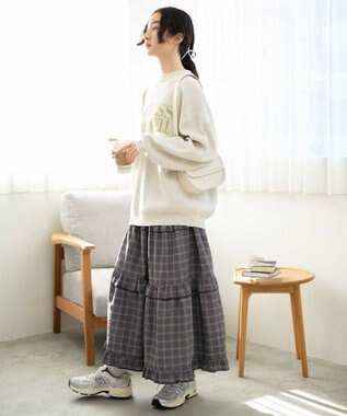 WEGO ジャガードニットプルオーバー ホワイトアイボリー