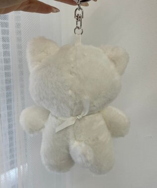 WEGO ばぶばぶあにまるぬいぐるみキーホルダー ホワイト