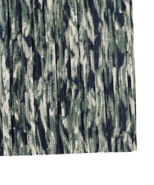 Green Parks 柄プリーツスカート Green