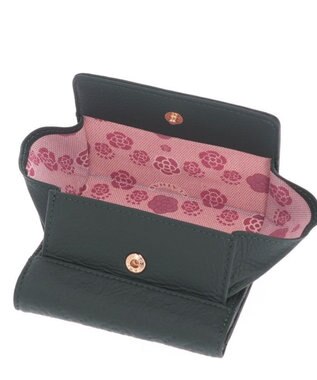 CLATHAS フリーズ BOX二つ折り財布 ディープグリーン