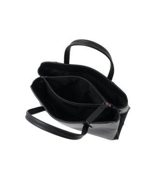 genten エッセンシャルゴート 2WAYショルダーバッグ クロ