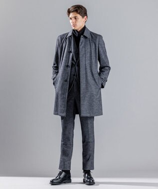 JOSEPH HOMME 【WEB限定カラーあり】ドビージャージー　ステンカラーコート ライトグレー系