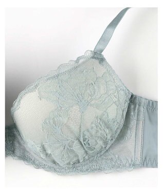 AMPHI 【SPRiNG ONLINE掲載】 ノンワイヤーブラ 谷間メイク ボリュームアップ Aカップあり 【BRAGENIC ブラジェニック 盛り胸タイプ】 ブラジャー ブラ ワイヤレス BMI448 アンフィ／ワコール ターコイズ