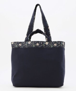 J.PRESS LADIES 【WEB限定・リバーシブル】キルティング トートバッグ 【WEB限定】ネイビー系