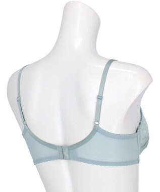 AMPHI 【SPRiNG ONLINE掲載】 ノンワイヤーブラ 谷間メイク ボリュームアップ Aカップあり 【BRAGENIC ブラジェニック 盛り胸タイプ】 ブラジャー ブラ ワイヤレス BMI448 アンフィ／ワコール ターコイズ