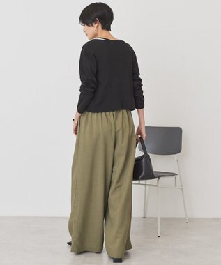 AMERICAN HOLIC 【２点セット】リンガーＴシャツ＋カーディガン Off White