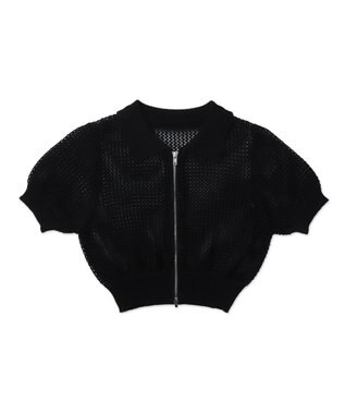 WEGO WZIPニットカーデ ブラック