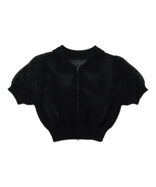 WEGO WZIPニットカーデ ブラック