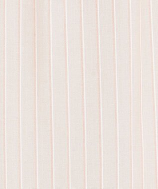 J.PRESS LADIES L 【洗える】シアーストライプ＆チェック ブラウスライク カットソー グレージュストライプ系