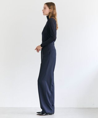 BEIGE， 【セットアップ対応】SPHENE / ハイウエストDカンストレートパンツ Navy