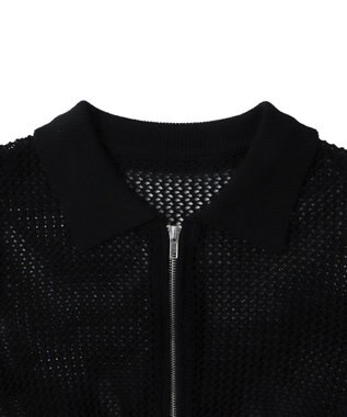 WEGO WZIPニットカーデ ブラック