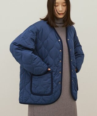 AMERICAN HOLIC キルティングブルゾン Navy