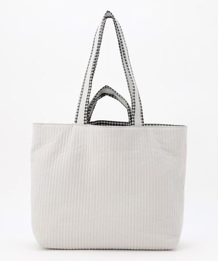J.PRESS LADIES 【WEB限定・リバーシブル】キルティング トートバッグ 【WEB限定】グレー系