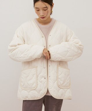 AMERICAN HOLIC キルティングブルゾン Ivory