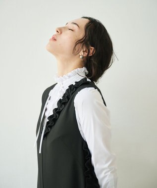 #Newans 【洗濯機可能/ストレッチ】ホイップクリームオールインワン ブラック