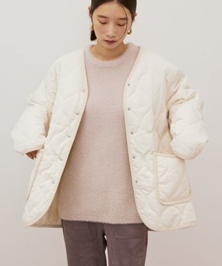 AMERICAN HOLIC キルティングブルゾン Ivory