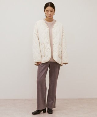 AMERICAN HOLIC キルティングブルゾン Ivory