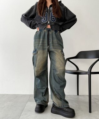 WEGO ボリュームレースアップ厚底スニーカー ブラックその他