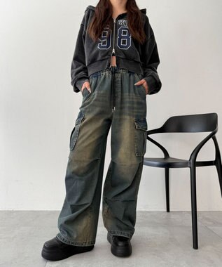 WEGO ボリュームレースアップ厚底スニーカー ブラックその他