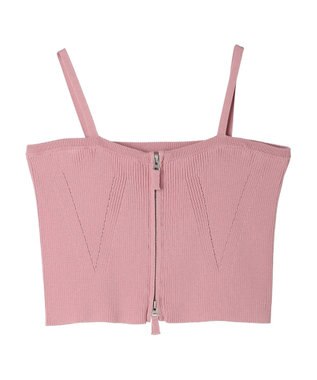 Green Parks ■ＥＳＣＡＲ　２ｗａｙ　ｗーｚｉｐ　ニットキャミ Pink