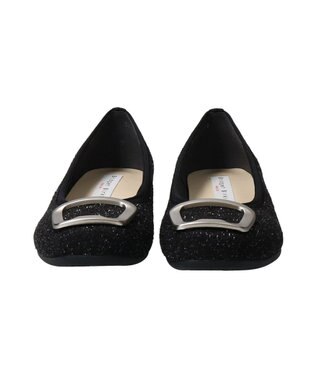 Bridget Birkin ＜3E＞【Bridget Birkin Walk】バックルモチーフウォーキングパンプス ブラック雑材