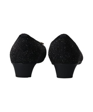 Bridget Birkin ＜3E＞【Bridget Birkin Walk】バックルモチーフウォーキングパンプス ブラック雑材