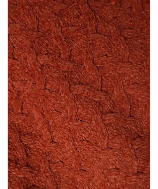 CRAFT STANDARD BOUTIQUE 洗えるモールケーブルニットチュニック Orange