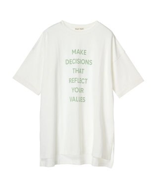 CRAFT STANDARD BOUTIQUE シルケット天竺　ロゴＰＴ　ＢＩＧ　Ｔｅｅ　Ｓ／Ｓ Off White