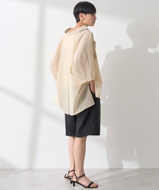 AMERICAN HOLIC イージーケア+接触冷感Wポケットオーバーシャツ Light Beige