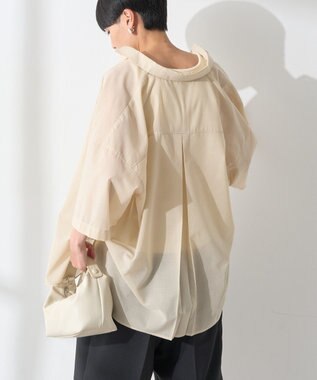 AMERICAN HOLIC イージーケア+接触冷感Wポケットオーバーシャツ Light Beige