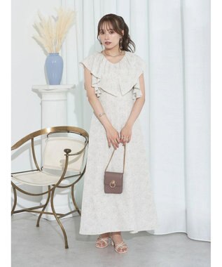 earth music&ecology ２ＷＡＹ　フリルスリーブワンピース Sax