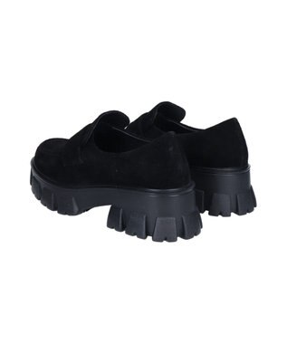 Bridget Birkin 【PARADIS COULEUR】防滑トラックソールローファー ブラックスウェード