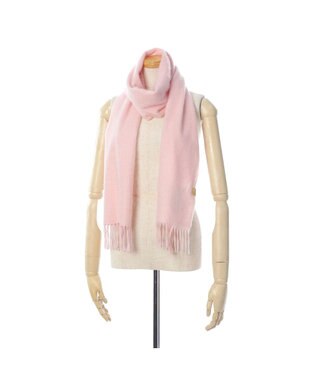 MOONBAT WEB限定【洗える】ミエル (miel) カシミヤ100％ プレーンマフラー ペールピンク