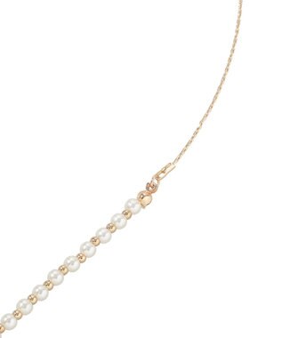 Maison de FLEUR カーリーリボンスライドネックレス Gold
