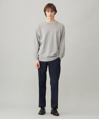 UNFILO MENS スタイリッシュ ニット プルオーバー グレー