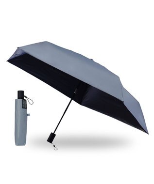 MOONBAT 【遮光100％/超軽量/自動開閉】マジで軽い傘 晴雨兼用 折りたたみ日傘 マジカルテックプロテクション 50cm ライトグレー