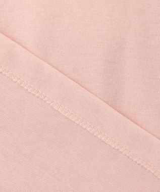 組曲 【汗ジミ防止・撥水】GIZAプレーティング天竺袖フリル カットソー ピンク系