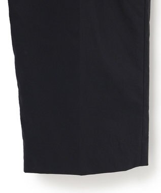 ICB 【洗える】 エコナイロンストレッチ ワイドストレートパンツ ネイビー