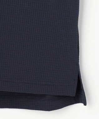 JOSEPH ABBOUD 【【イタリア素材/清涼】】ジャージーサッカー Tシャツ ネイビー系