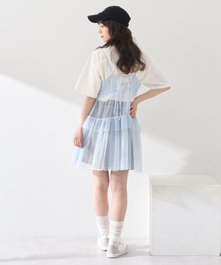 earth music&ecology 【接触冷感/洗濯機可】ＦＲＵＩＴＳ　ＤＥ　ＳＡＩＳＯＮショートＴ Off White