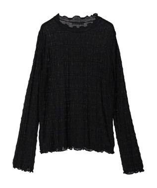 Green Parks シャーリングシアープルオーバー Black