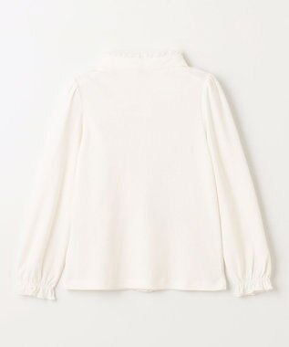 ANY KIDS スタンドカラーブラウス ホワイト系