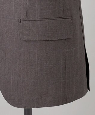 GOTAIRIKU 【ZEGNA/ゼニア】ISLANDFLEECE/アイランドフリース 3ピーススーツ（ブラウン×格子） ダークブラウン系4