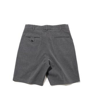 J.PRESS MEN 【J.PRESS ORIGINALS】【UNISEX】Stretch Stripe Archive 2Tuck Shorts グレー系1