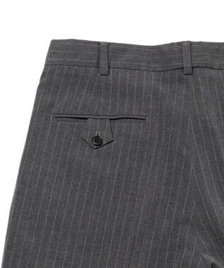 J.PRESS MEN 【J.PRESS ORIGINALS】【UNISEX】Stretch Stripe Archive 2Tuck Shorts グレー系1
