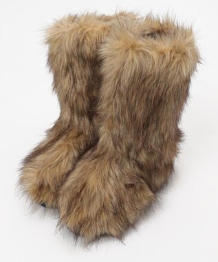 WEGO モンスターファーブーツ ベージュ