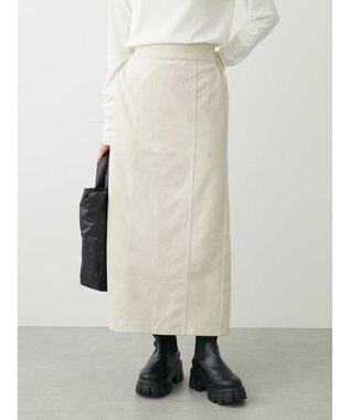 Green Parks ・ＥＬＥＮＣＡＲＥ　ＤＵＥ　エンボスナロースカート Ivory