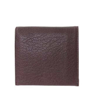 genten ゴートベーシック 二つ折りBOX財布 ノウチャ