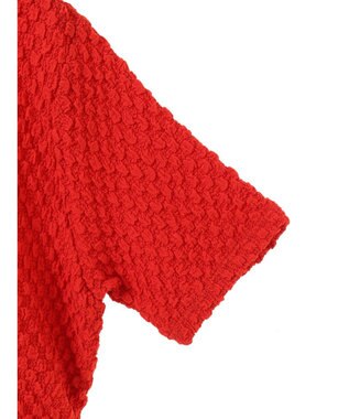 Green Parks ポコポコ５分袖プルオーバー Red